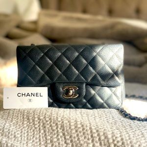 CHANEL Vintage Classic Single Flap-bag Caviar Mini 2018